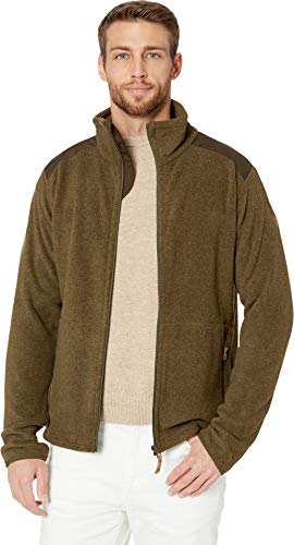 Fjällräven Herren sten Fleecejacke, Dark Olive, M EU von Fjällräven