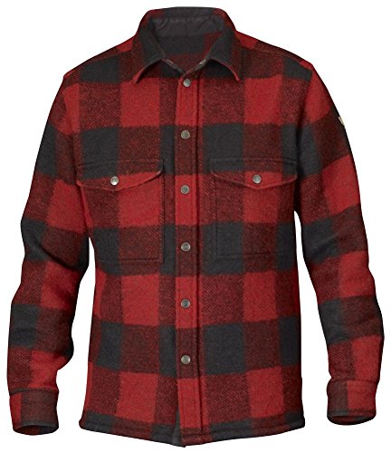 Fjallraven Herren Long Sleeved T-Shirt Canada Shirt M, Red, XXXL, 90631 von Fjallraven