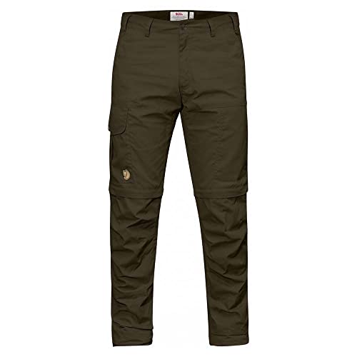 Fjallraven Herren Karl Pro Zip-off Trousers M Pants, Dark Olive, 44 EU von Fjallraven