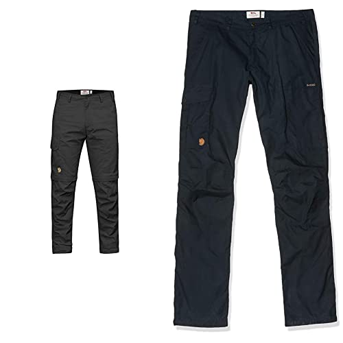 Fjällräven Karl pro Zip Off Trousers 81463 030 Dark Grey M & Karl pro Trousers 82511 555 Dark Navy M von Fjällräven