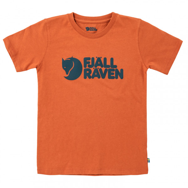 Fjällräven - Kid's Fjällräven Logo T-Shirt - T-Shirt Gr 104 orange von Fjällräven