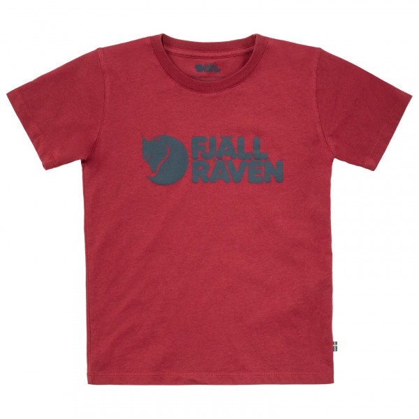 Fjällräven - Kid's Fjällräven Logo T-Shirt - T-Shirt Gr 104 rot von Fjällräven
