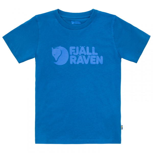 Fjällräven - Kid's Fjällräven Logo T-Shirt - T-Shirt Gr 116 blau von Fjällräven