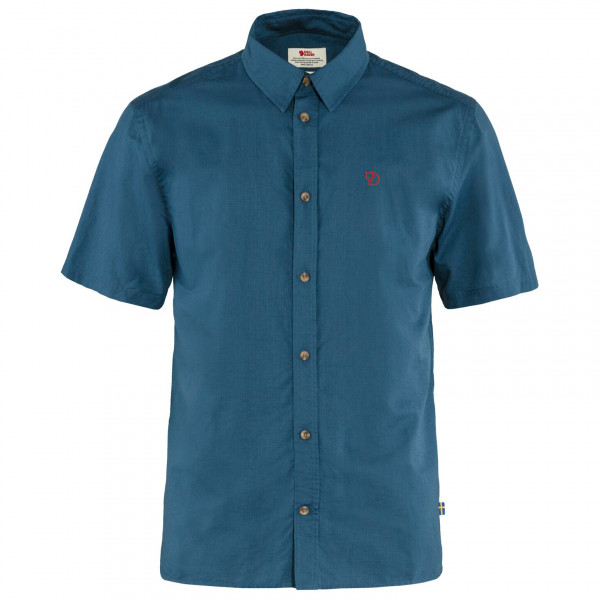 Fjällräven - Övik Lite Shirt S/S - Hemd Gr XL blau von Fjällräven