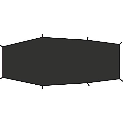Fjällräven Unisex-Adult Lite 2 Footprint Zeltunterlegboden, Black, One Size von Fjällräven