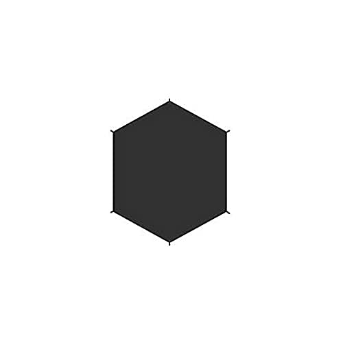 Fjällräven Unisex – Erwachsene Dome 3 Footprint Zeltunterlage, Black, One Size von Fjällräven