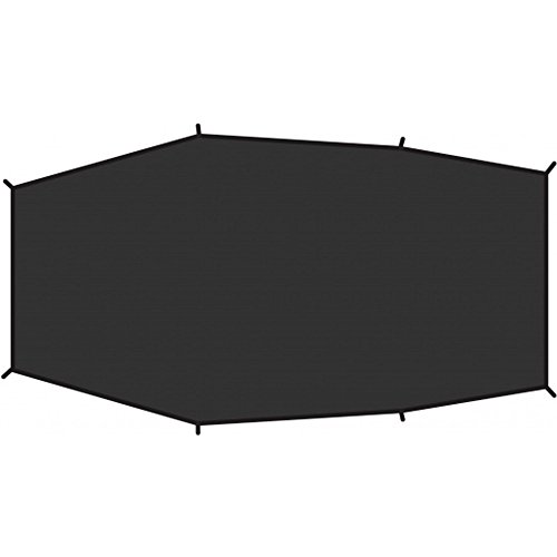 Fjällräven Unisex – Erwachsene Lite 3 Footprint Zeltunterlage, Black, One Size von Fjällräven