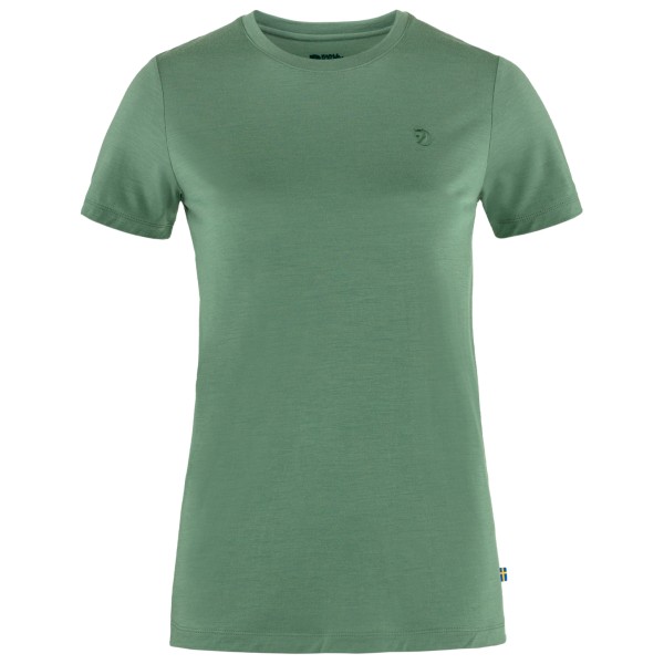 Fjällräven - Women's Abisko Wool S/S - T-Shirt Gr XS grün von Fjällräven