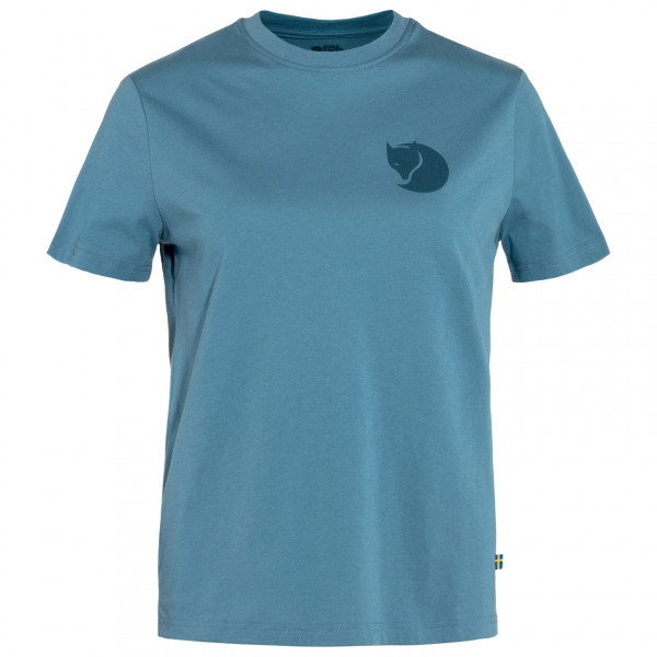 Fjällräven - Women's Fox Boxy Logo Tee - T-Shirt Gr L blau von Fjällräven
