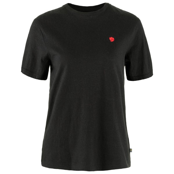 Fjällräven - Women's Hemp Blend T-Shirt - T-Shirt Gr XL schwarz von Fjällräven