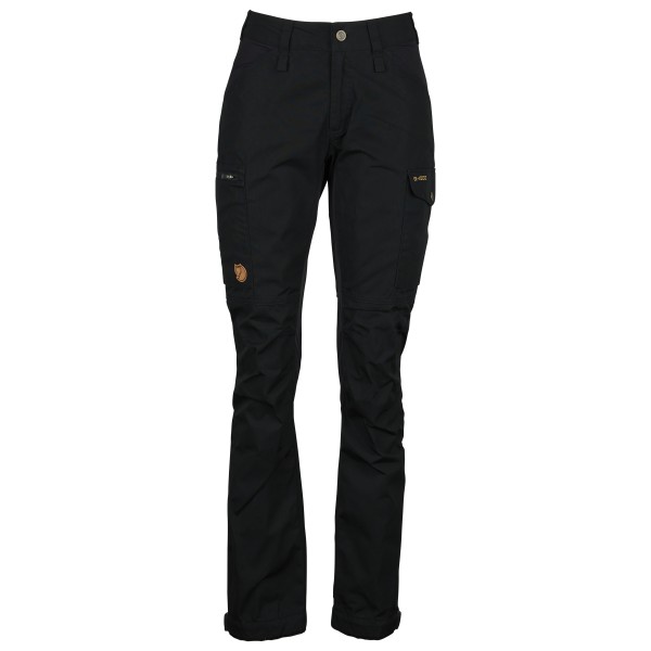 Fjällräven - Women's Kaipak Trousers Curved - Trekkinghose Gr 36 - Fixed Length schwarz von Fjällräven
