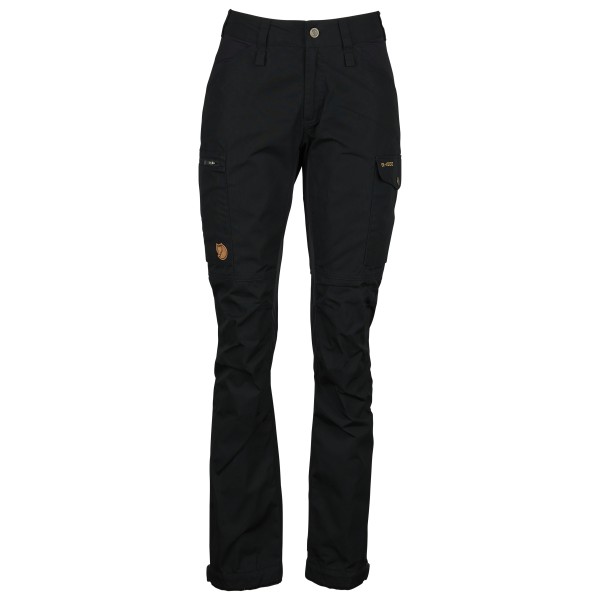 Fjällräven - Women's Kaipak Trousers Curved - Trekkinghose Gr 42 - Fixed Length schwarz von Fjällräven