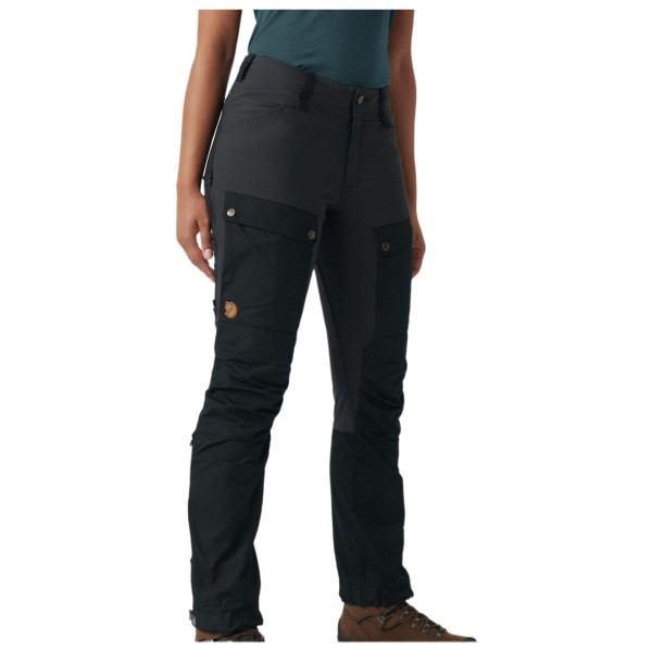 Fjällräven - Women's Keb Trousers - Trekkinghose Gr 38 - Short schwarz von Fjällräven