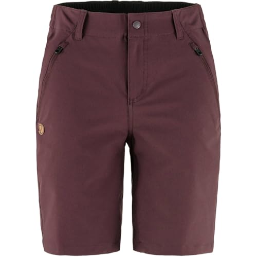 Fjällräven Damen Abisko Trail Stretch Shorts, Port, 38 von Fjällräven