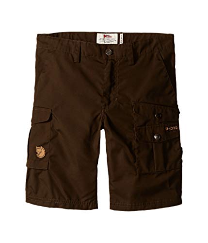 Fjällräven Kinder Kids Vidda Shorts Shorts, Dark Olive, 116 von Fjällräven