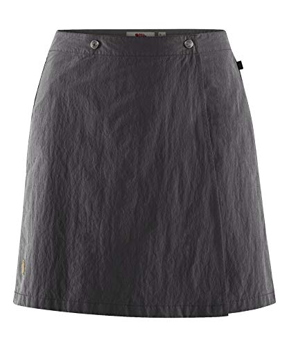 Fjallraven Damen Skirt Travellers MT Skort W, Dark Grey, 42, 84760 von Fjällräven