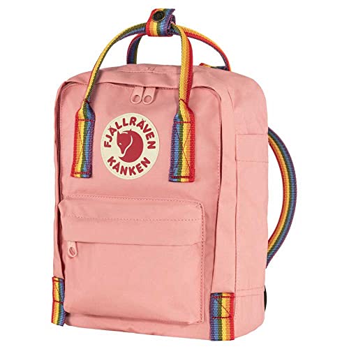 Fjallraven Kånken Mini Sports Backpack, Pink-Rainbow Pattern, One Size von Fjällräven