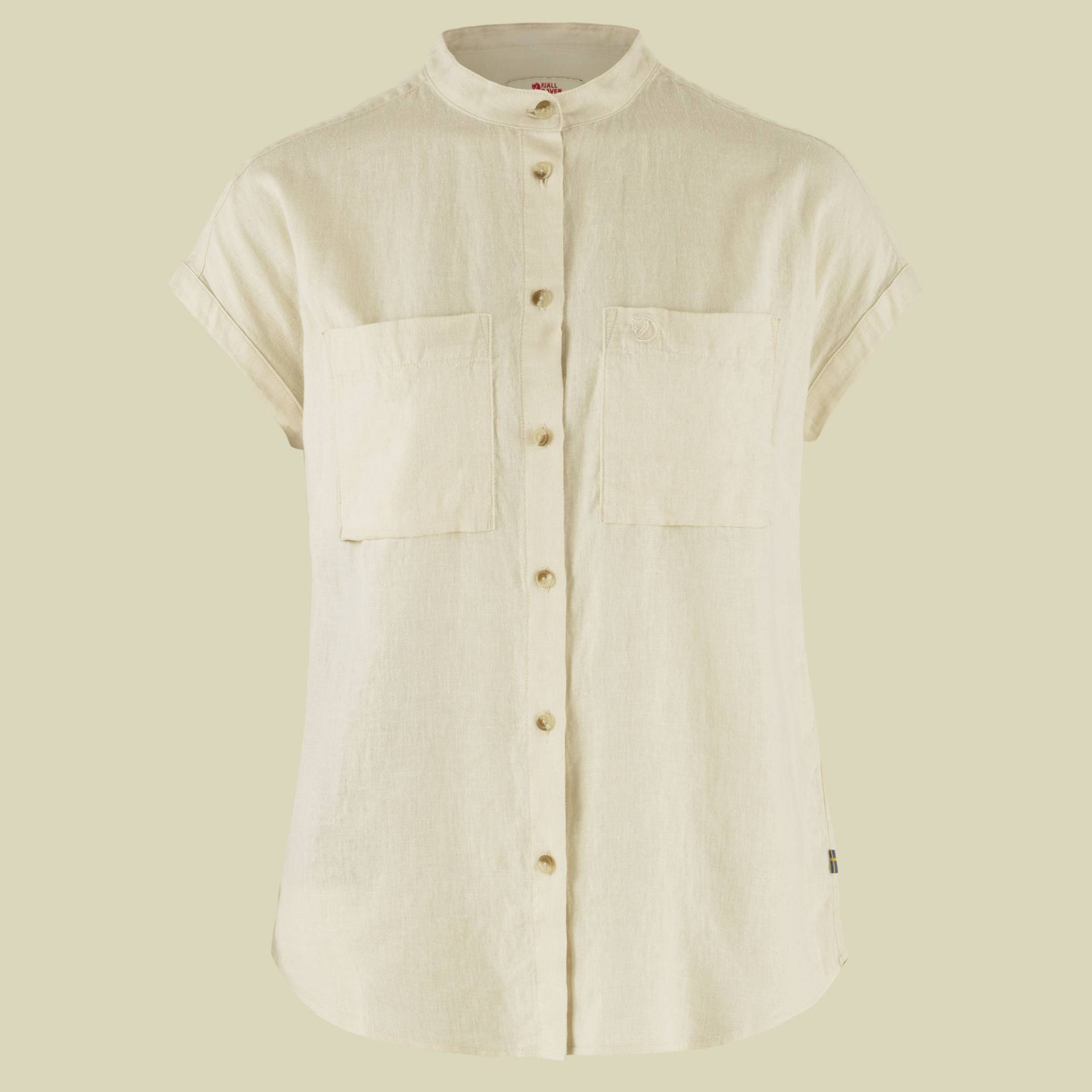 Övik Hemp Shirt SS Women Größe S Farbe chalk white von Fjällräven