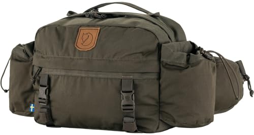 Fjallraven 23200246-633 Singi Hip Pack 10 Sports backpack Unisex Dark Olive Größe One Size von Fjäll Räven