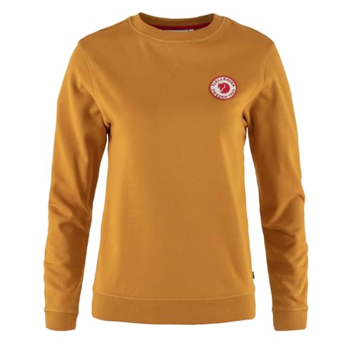 Fjallraven 87230-166 1960 Logo Badge Sweater W Sweatshirt Damen Acorn Größe M von Fjäll Räven