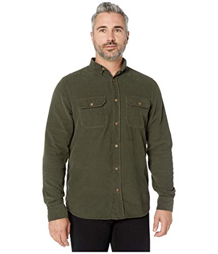 Fjallraven Herren Long Sleeved Övik Cord Shirt M, Deep Forest, XL, 82977 von Fjäll Räven