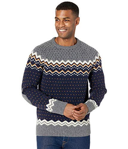 Fjällräven Herren Sweatshirt Övik Knit Sweater M, Dark Navy, S, 81829 von Fjällräven