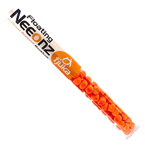 Fjuka Floating NEEONZ Hyper-Fluoro Hookbait 7mm - Brilliant Orange! von Fjuka