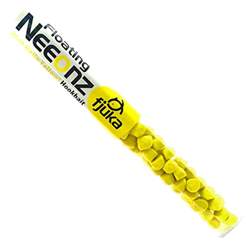 Fjuka Floating NEEONZ Hyper-Fluoro Hookbait 7mm - Well Hello Yellow! von Fjuka