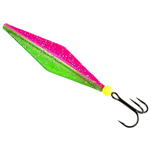 FLADEN Trout Kite Inline, freilaufender Meerforellenblinker in 10, 12 g Version, bleifrei (Charteause Pink) von Fladen