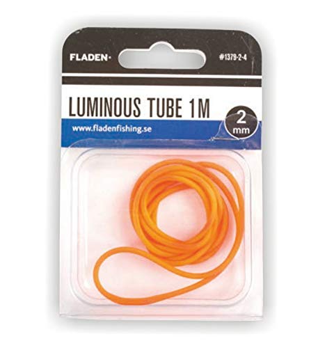 Fladen Luminous Tube, Leuchtschlauch mit Einer Länge von 1m, funf Farben und Durchmesser von 2mm oder 4mm (Orange - 2mm, 1) von Fladen