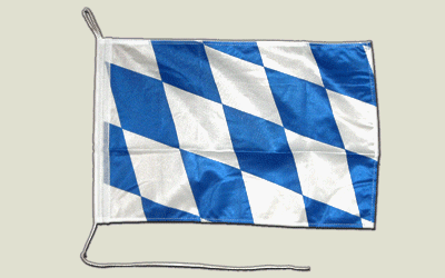 Bootsfahne Deutschland Bayern - 30 x 40 cm [Misc.] von Flaggenfritze