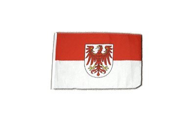 Fahne Flagge Deutschland Brandenburg 30 x45 cm von Flaggenfritze