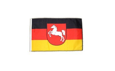 Fahne Flagge Deutschland Niedersachsen 30 x45 cm von Flaggenfritze