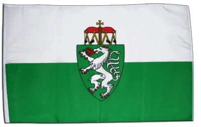 Fahne Flagge Österreich Steiermark 30 x45 cm von Flaggenfritze