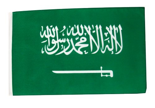 Fahne Flagge Saudi-Arabien 30 x45 cm von Flaggenfritze