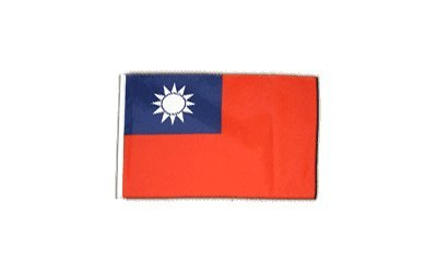 Fahne Flagge Taiwan 30 x45 cm von Flaggenfritze