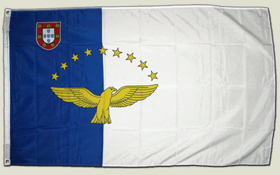 Flagge Azoren - 90 x 150 cm [Misc.] von Flaggenfritze