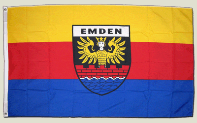 Flagge Deutschland Emden - 90 x 150 cm [Misc.] von Flaggenfritze