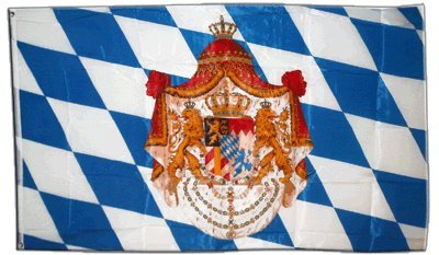 Flagge Deutschland Königreich Bayern 1806-1918 - 90 x 150 cm von Flaggenfritze