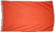 Flagge Einfarbig Orange - 90 x 150 cm von Flaggenfritze