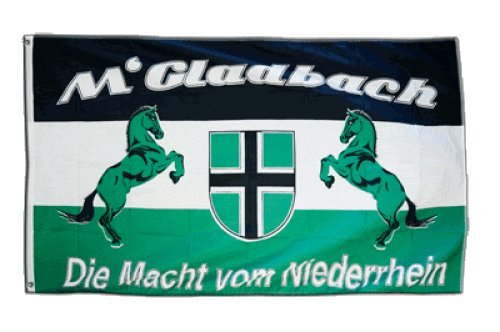Flagge Fanflagge Mönchengladbach - Die Macht vom Niederrhein - 90 x 150 cm von Flaggenfritze