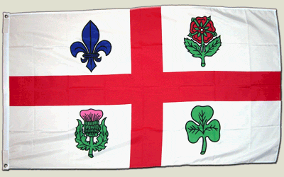 Flagge Kanada Montreal - 90 x 150 cm von Flaggenfritze