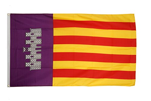 Flagge Spanien Mallorca - 90 x 150 cm von Flaggenfritze