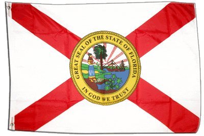Flagge USA Florida - 60 x 90 cm von Flaggenfritze
