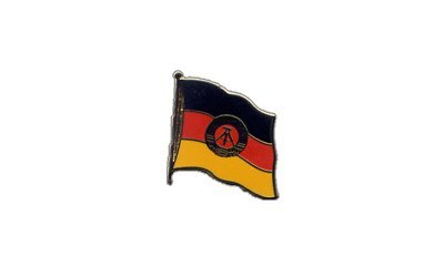 Flaggen-Pin/Anstecker Deutschland DDR von Digni