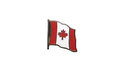 Flaggen-Pin/Anstecker Kanada vergoldet von Flaggenfritze