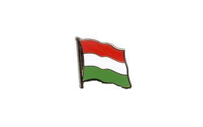 Flaggen-Pin/Anstecker Ungarn vergoldet von Flaggenfritze
