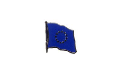 Flaggen-Pin / Anstecker Europäische Union EU vergoldet von Flaggenfritze