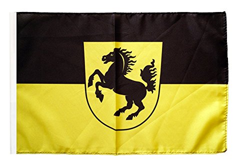 Flaggenfritze® Flagge Deutschland Stadt Stuttgart - 30 x 45 cm von Flaggenfritze