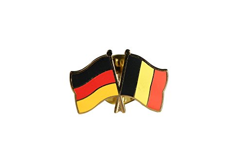 Flaggenfritze® Freundschaftspin Deutschland - Belgien von Flaggenfritze